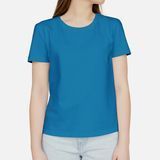 Women T-Shirt Blue
